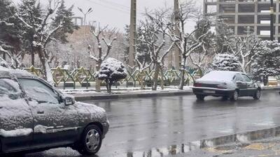 برف و باران در ۸ استان/ ماندگاری هوای سرد تا پنجشنبه