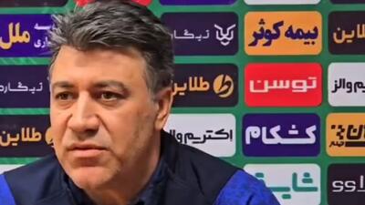 کنفرانس خبری داغ محمد نوازی مربی استقلال پیش از تقابل با پرسپولیس