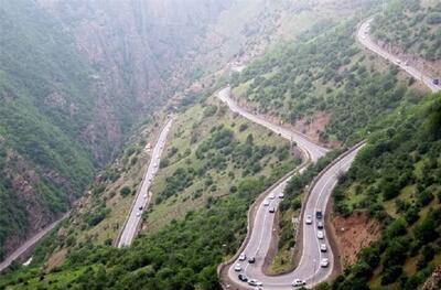 جاده کرج_ چالوس بازگشایی شد