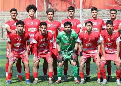 نایب قهرمانی نوجوانان پرسپولیس با برد ۶گله