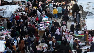 فلسطینیان در غزه برای ماه رمضان آماده می‌شوند + تصاویر 