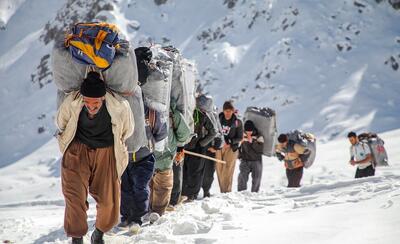 یک کولبر بر اثر سرما جان باخت