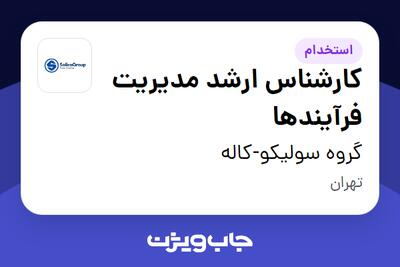 استخدام کارشناس ارشد مدیریت فرآیندها در گروه سولیکو-کاله