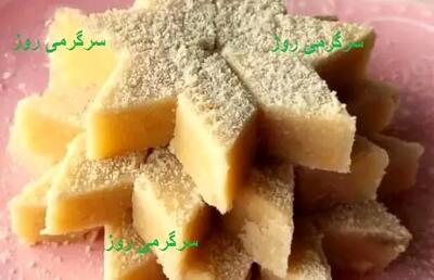 طرز تهیه لوز بادام خانگی برای عید نوروز بدون نیاز به فر