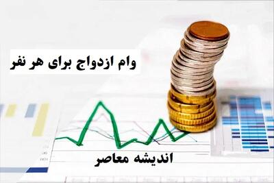 وام ازدواج ۱۴۰۳ برای هر نفر/پرداخت وام ازدواج و فرزندآوری در سال جاری رکوردشکن شد! اندیشه معاصر