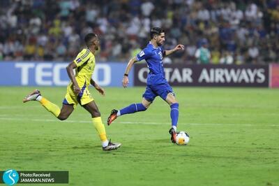 استقبال النصر از بازی با استقلال با پوستر «درباره الی»!