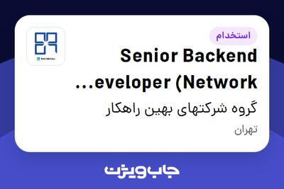 استخدام Senior Backend Developer (Network   Security) در گروه شرکتهای بهین راهکار