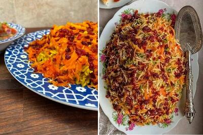 طرز تهیه هویج پلو با بهترین دستور / بدون گوشت یه قاطی پلوی خوش عطر و طعم بپزید