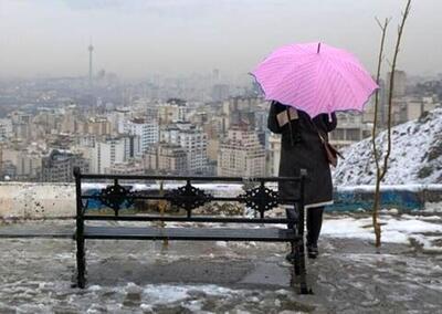 آلودگی به تهران بر می‌گردد؛ بارش باران و برف از چهارشنبه شب