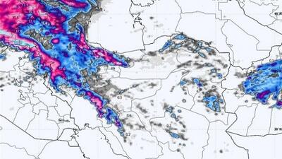 آغاز بارش شدید باران و تگرگ در کشور از فردا سه شنبه