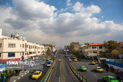 افزایش نسبی دمای هوای تهران/ بارش باران از چهارشنبه