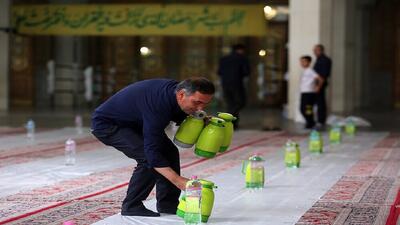 خدمت‌رسانی فوق‌العاده ۵۰۰ خادم در ماه مبارک رمضان