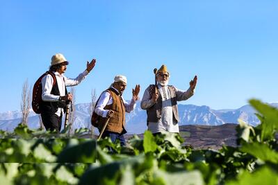 (تصاویر) آیین نوروزخوانی در روستای تاریخی کفشگیری