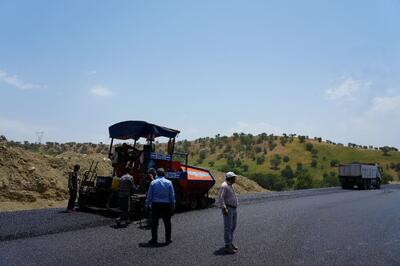 پیشرفت ۸۰ درصدی پروژه چهارخطه اشترینان _ نهاوند