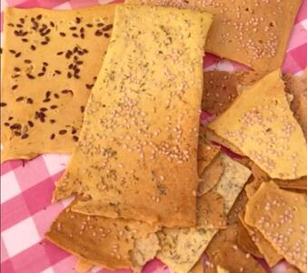 طرز تهیه کراکر نان خشک که با ماست عالیه!