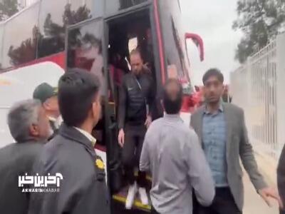 ورود تیم پرسپولیس به ورزشگاه پیش از مصاف با چادرملو