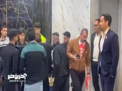 درگیری لفظی علی عطایی مدیرعامل باشگاه چادرملو با لیدر این باشگاه