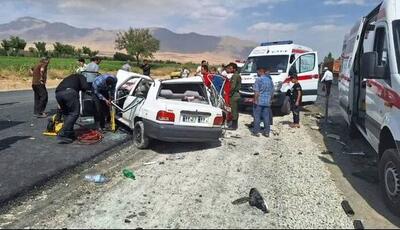 حادثه ترافیکی در کبودراهنگ ۴ مصدوم بر جا گذاشت