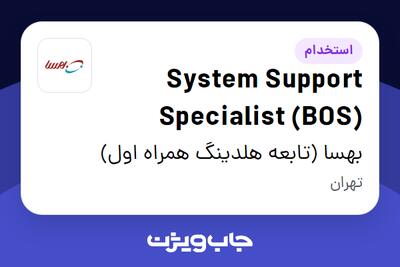 استخدام System Support Specialist (BOS) در بهسا (تابعه هلدینگ همراه اول)