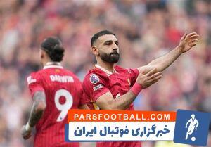 کامبک خانگی لیورپول با بریس صلاح از روی نقطه پنالتی - پارس فوتبال