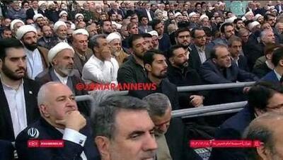 حضور ظریف در دیدار رمضانی مسئولان نظام با رهبری