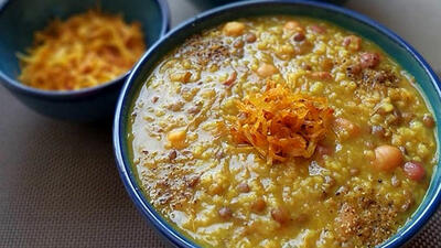 طرز تهیه آش گندم، مقوی و خوشمزه