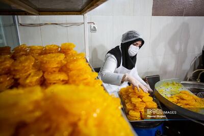 زولبیا بامیه، شیرینی ماه مهمانی خدا