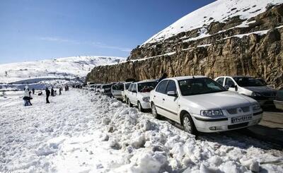 بارش برف سنگین در تهران تا پنجشنبه (۲۳ اسفند)/ نقشه