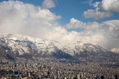 صدور هشدار نسبت به بارش باران و تگرگ در تهران