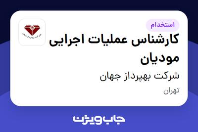 استخدام کارشناس عملیات اجرایی مودیان در شرکت بهپرداز جهان