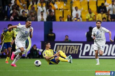 النصر عربستان ۲ - استقلال ایران صفر / گزارش زنده؛ جان دوران و رونالدو استقلال را تنبیه کردند/ قوز بالای قوز؛ استقلال ده نفره هم شد! - پارس فوتبال