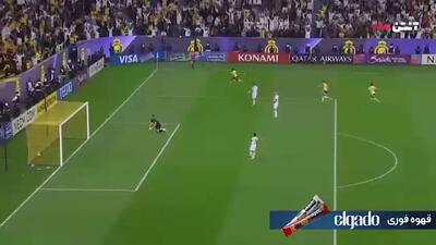 گل اول النصر توسط جان دوران در دقیقه 9/ النصر 1 - 0 استقلال