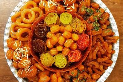 طرز تهیه زولبیا و بامیه خانگی آسان و خوشمزه مثل قنادی