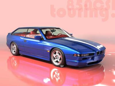 تغییر چهره BMW 850CSI: از کوپه لوکس به واگن اسپرت