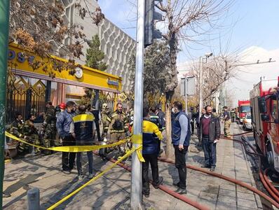 حریق در اداره پست چهارراه لشکر مهار شد