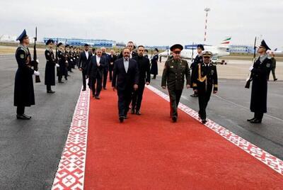 ورود وزیر دفاع ایران به بلاروس