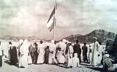 عکس/برافراشته شدن پرچم ایران در ابوموسی