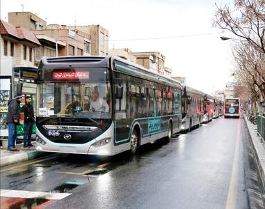 ۱۸۹ اتوبوس برقی در خیابان‌های شهر