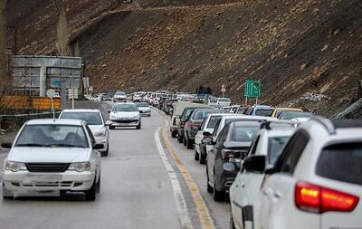 ترافیک در این جاده شمالی سنگین شد