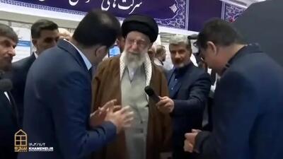 ببینید| واکنش رهبر انقلاب به قولی که معاون علمی رییس جمهور به ایشان داد