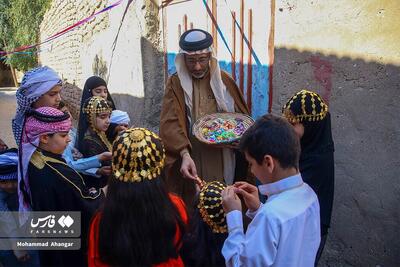 جشن گرگیعان  در  روز ولادت امام حسن مجتبی(ع)  در اهواز - تصاویر