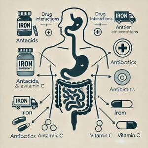 قرص آهن با چه داروهایی تداخل دارد؟