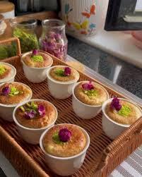 طرز تهیه بسبوسه خامه ای، کیک خیس عربی