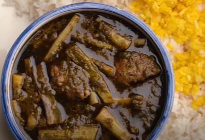 طرز تهیه خورش کنگر با گوشت قرمز + نکات طلایی خورش کنگر