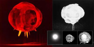 تصاویر عجیب آغاز انفجار هسته‌ای را از دید دوربین راپاترونیک ببینید