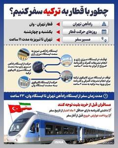 اینفوگرافی/ چطور با قطار به ترکیه سفر کنیم؟ | اقتصاد24