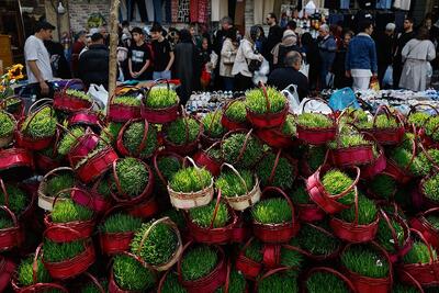 تصاویر: هیجان نوروزی در بازار تجریش