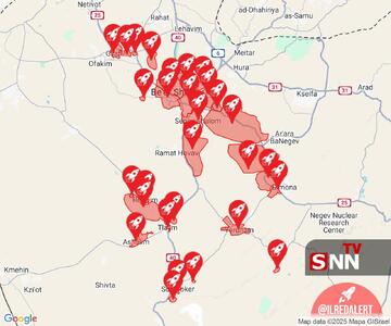 حمله موشکی یمن به اسرائیل؛ دیمونا زیر آتش