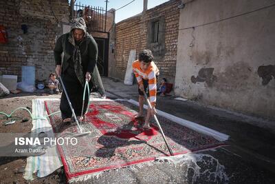 در آستانه بهار؛ آیین سنتی خانه تکانی در قزوین