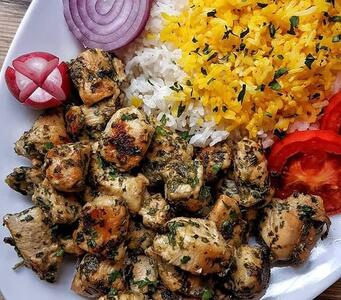 روش تهیه جوجه کباب سبز با ماست / طرز تهیه جوجه کباب سبزیجات خوشمزه و عالی